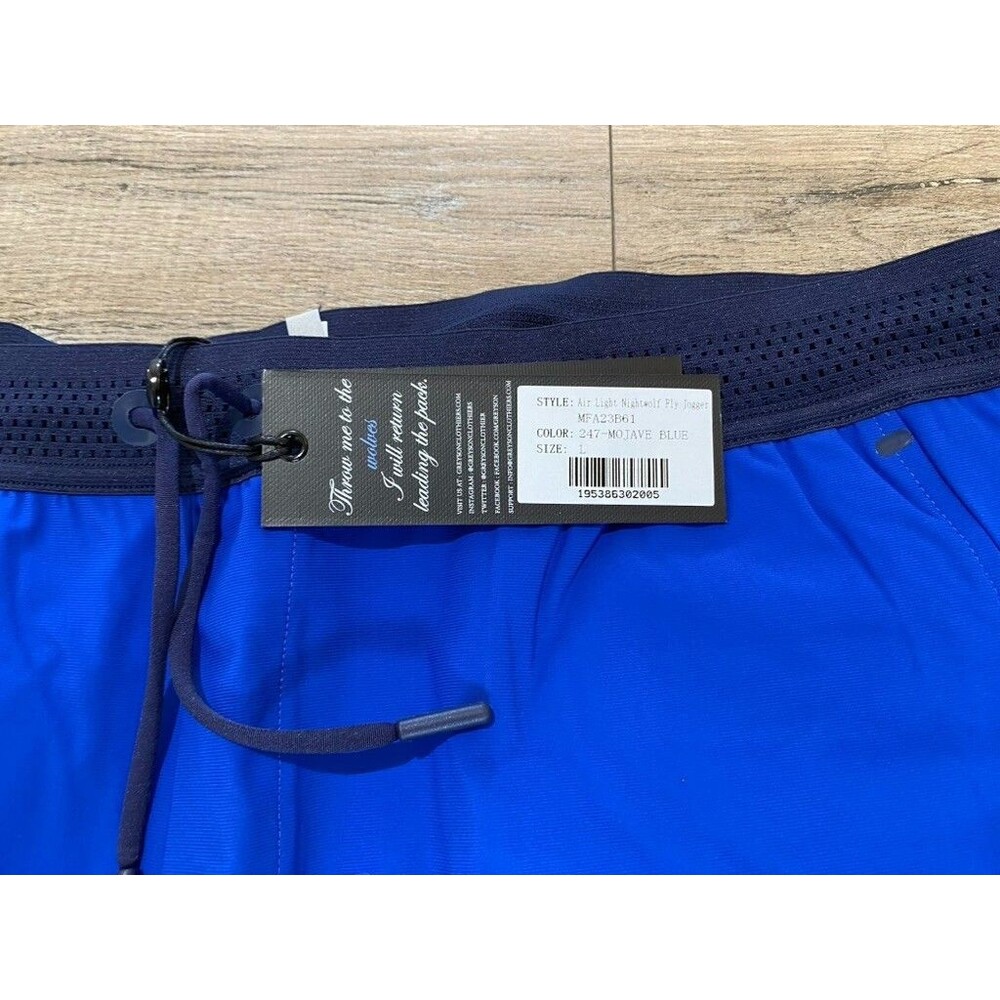 Greyson Air NightWolf Mens L Joggers Flyweight Mojave Blue Polyester Pants - Picture 3 of 11